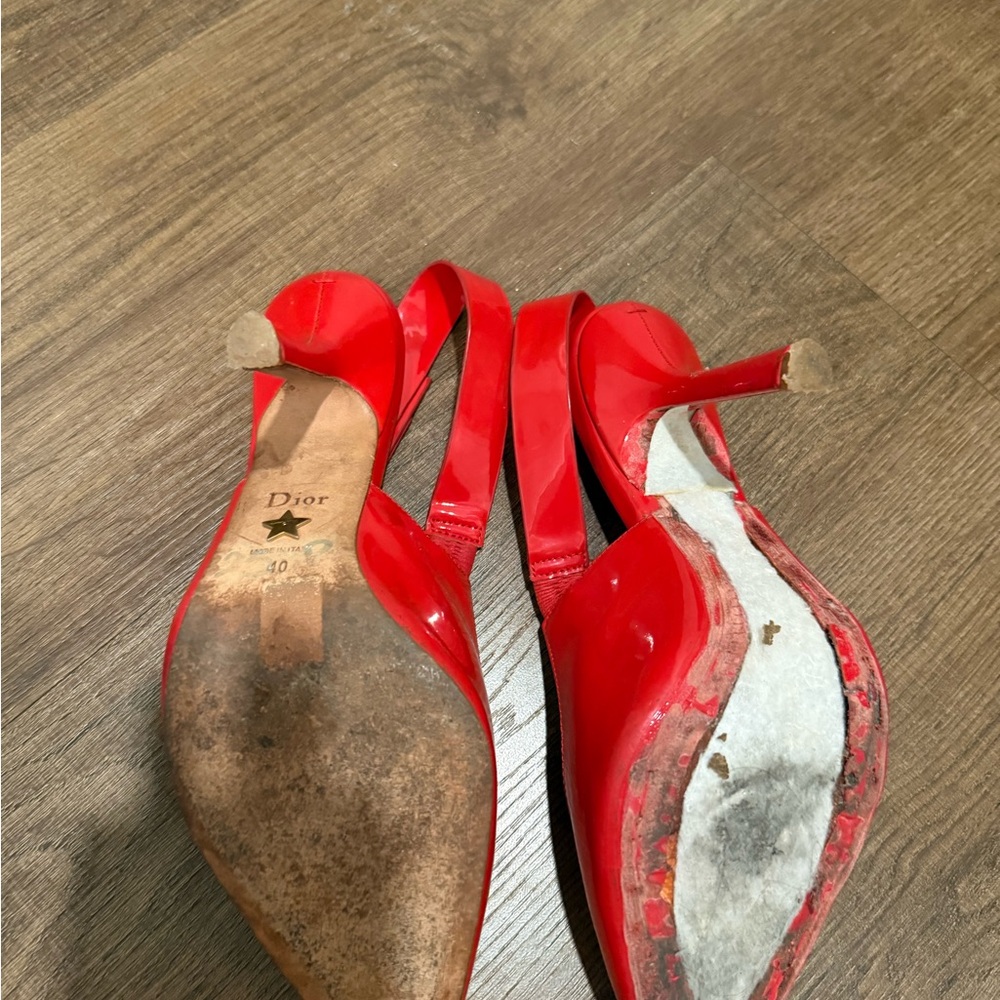 Dior Red Women's Heels - Picture 6 of 7